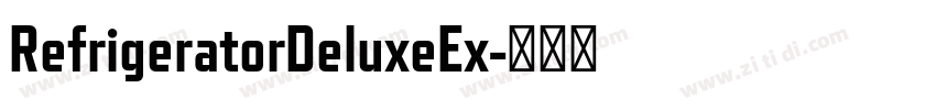 RefrigeratorDeluxeEx字体转换