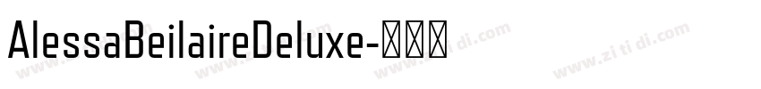 AlessaBeilaireDeluxe字体转换