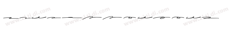 Roslettaswash字体转换