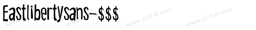 Eastlibertysans字体转换