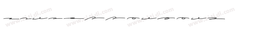 Roslettaswash字体转换