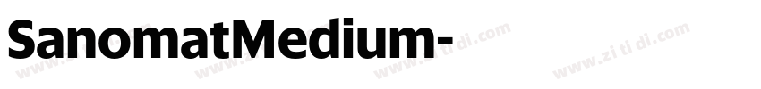SanomatMedium字体转换