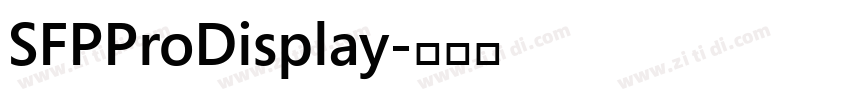 SFPProDisplay字体转换