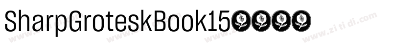 SharpGroteskBook15字体转换