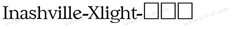 Inashville-Xlight字体转换