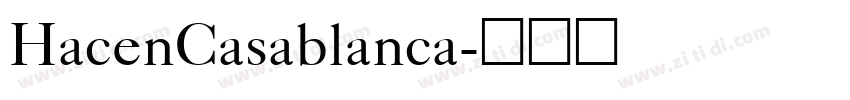 HacenCasablanca字体转换