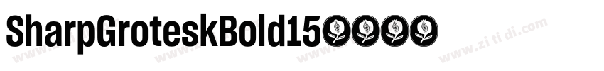 SharpGroteskBold15字体转换