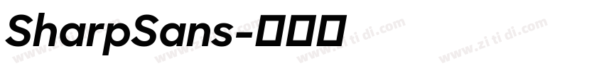 SharpSans字体转换