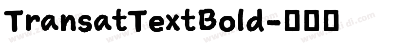 TransatTextBold字体转换