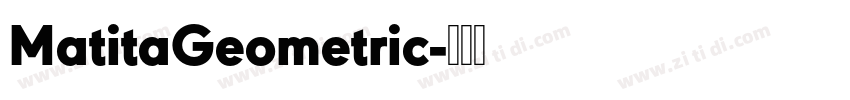 MatitaGeometric字体转换