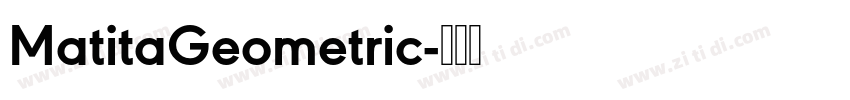 MatitaGeometric字体转换