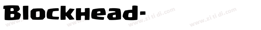 Blockhead字体转换