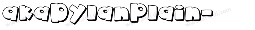 akaDylanPlain字体转换