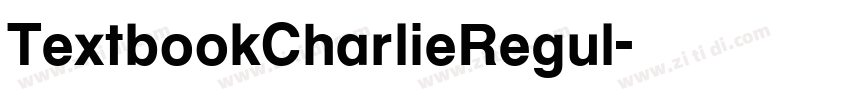 TextbookCharlieRegul字体转换