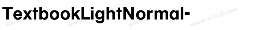 TextbookLightNormal字体转换