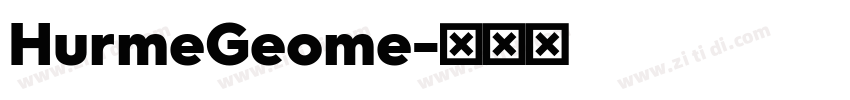 HurmeGeome字体转换