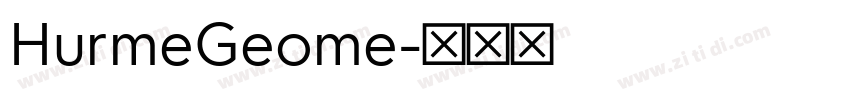 HurmeGeome字体转换
