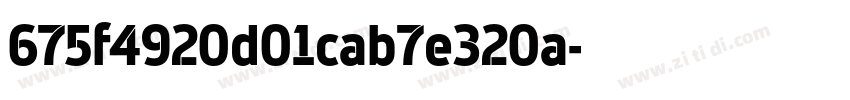 675f4920d01cab7e320a字体转换