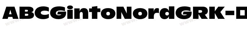 ABCGintoNordGRK字体转换