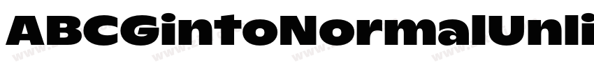 ABCGintoNormalUnlice字体转换