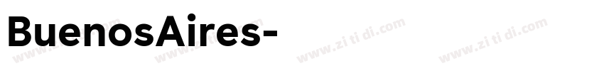 BuenosAires字体转换