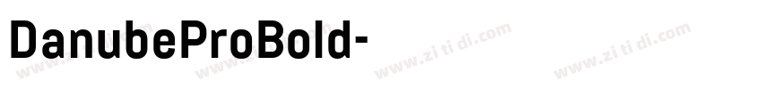 DanubeProBold字体转换