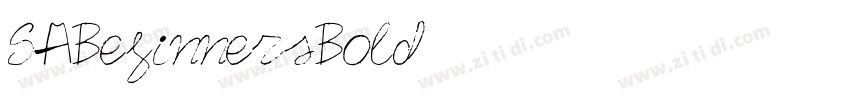 SABeginnersBold字体转换