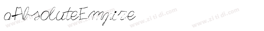 aAbsoluteEmpire字体转换