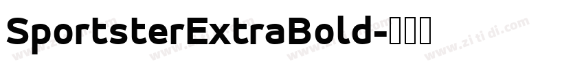 SportsterExtraBold字体转换