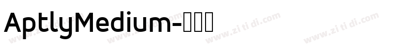 AptlyMedium字体转换