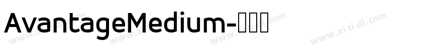 AvantageMedium字体转换