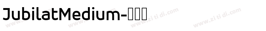 JubilatMedium字体转换