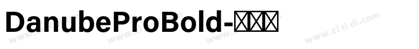 DanubeProBold字体转换