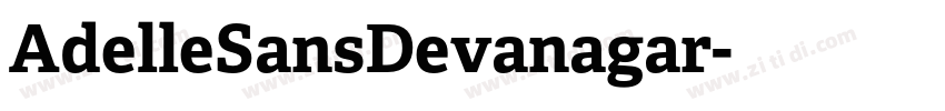 AdelleSansDevanagar字体转换
