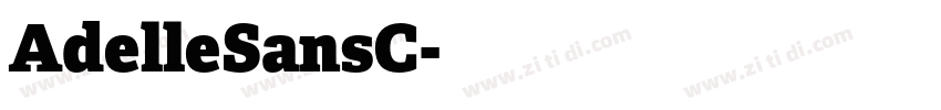 AdelleSansC字体转换