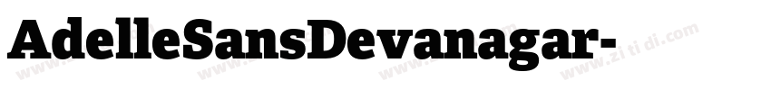 AdelleSansDevanagar字体转换