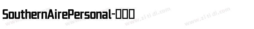 SouthernAirePersonal字体转换