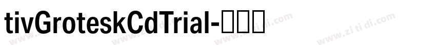 tivGroteskCdTrial字体转换 tivGroteskCdTrial字体转换