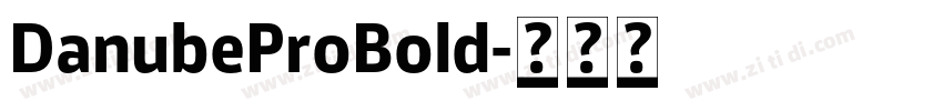 DanubeProBold字体转换
