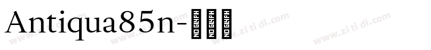 Antiqua85n字体转换
