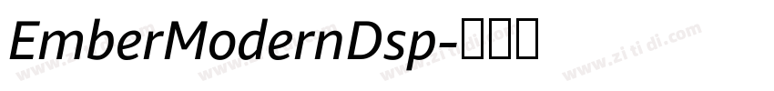 EmberModernDsp字体转换