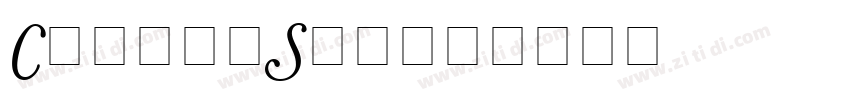 CaslonSwash字体转换