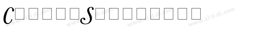 CaslonSwash字体转换