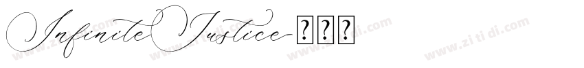 InfiniteJustice字体转换
