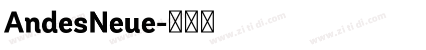 AndesNeue字体转换