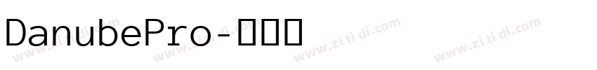 DanubePro字体转换