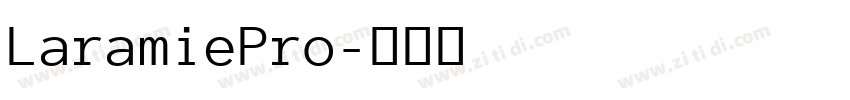 LaramiePro字体转换