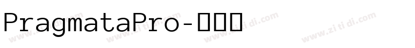 PragmataPro字体转换