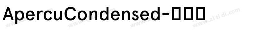 ApercuCondensed字体转换
