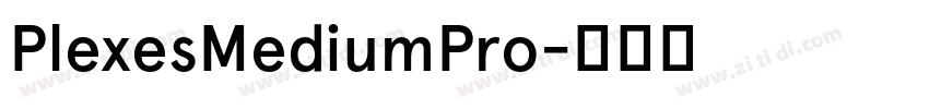 PlexesMediumPro字体转换